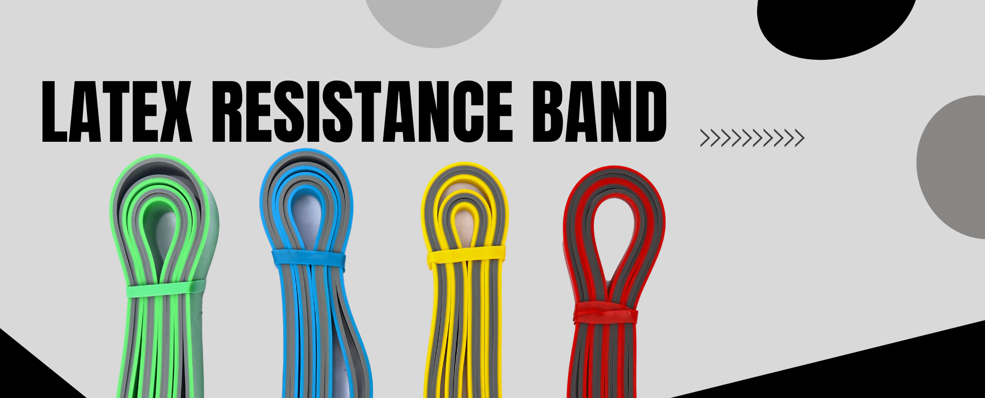 Latex Resistance Band Banner